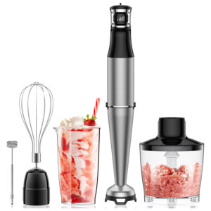 Turelar Immersion Blender 800W Corded 5 in 1 Hand Blenders Set